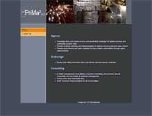 Tablet Screenshot of prima2.com